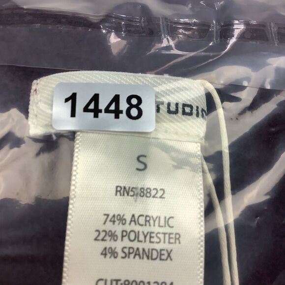 Max Studio V-Neck Sweater Dress Women Size S Long Sleeve Textured Knit Burgundy - Picture 15 of 16